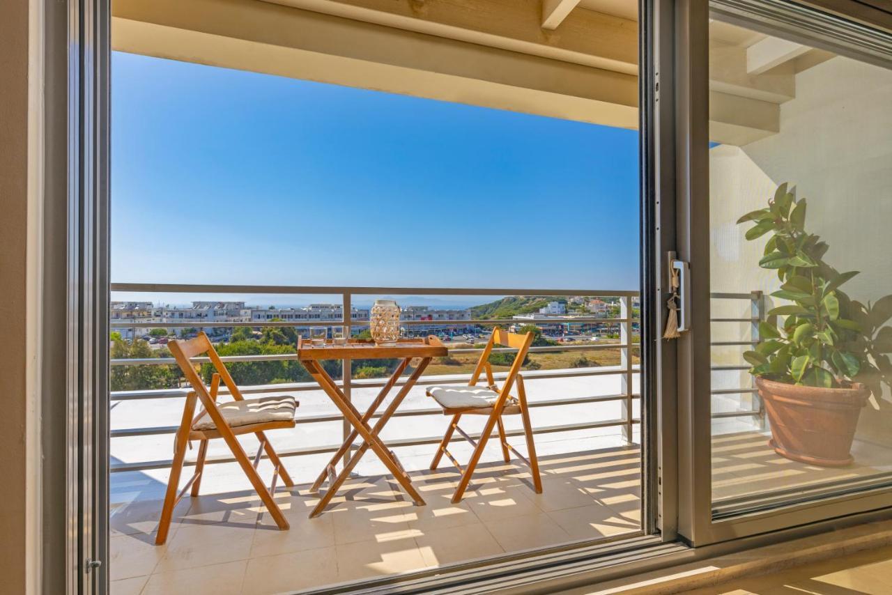 Sunny Penthouse,Modern Amenities+Aegean View Apartment Rhodes City Exterior photo
